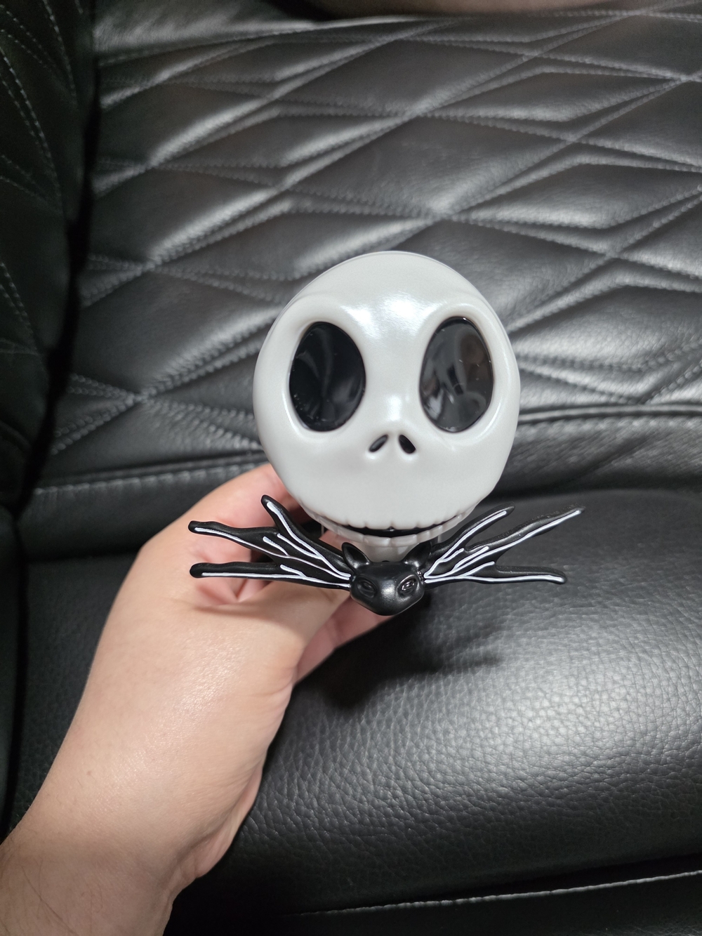 Grey Jack Skellington Decorative Figurine - Halloween Home Accent